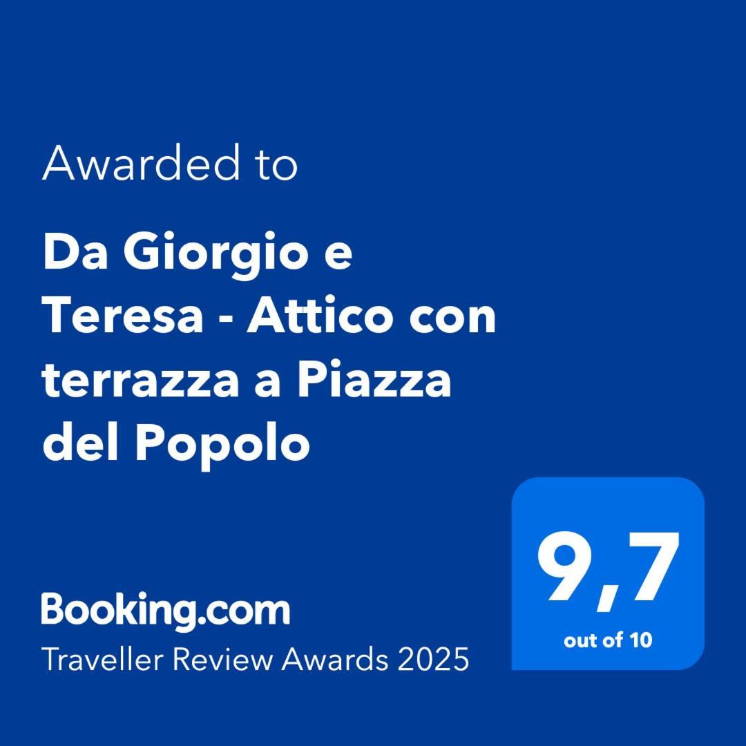 Апартаменты Da Giorgio E Teresa - Attico Con Terrazza A Piazza Del Popolo Рим Экстерьер фото